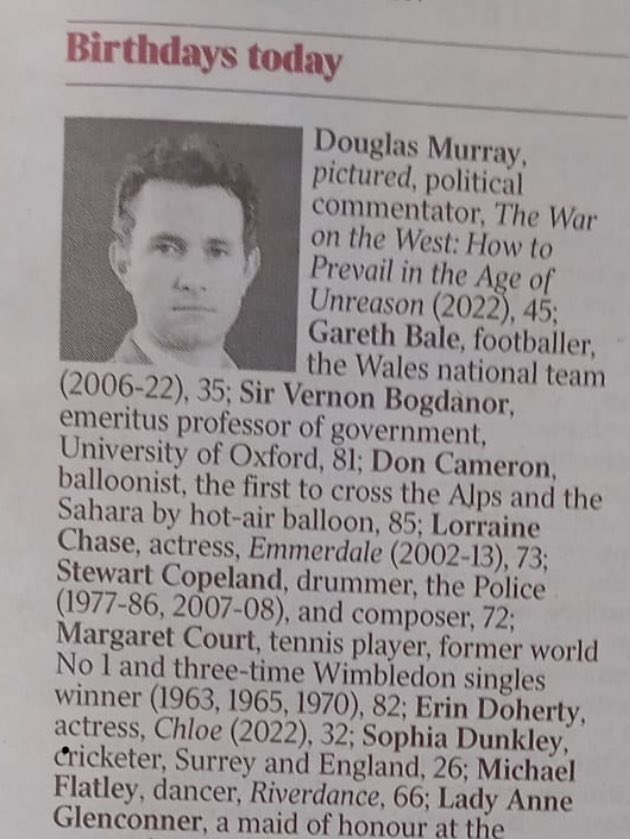 Douglas Murray tweet media