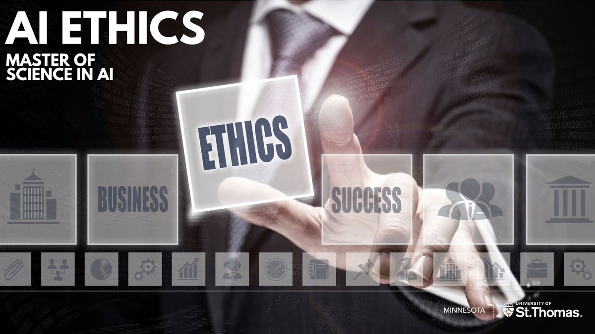 UST Engineering (@ust_engineering) on Twitter photo Learn more about the important topic of AI Ethics and a new graduate course co-taught by <a href="/UofStThomasMN/">University of St. Thomas</a> <a href="/GPS_UST/">Grad Software UST</a> instructors Dr. Brandan Keaveny and Jessica Benzel that is a core component of the new MS in Artificial Intelligence: youtu.be/ibgLAzOHOkY?si… Learn more about the important topic of AI Ethics and a new graduate course co-taught by <a href="/UofStThomasMN/">University of St. Thomas</a> <a href="/GPS_UST/">Grad Software UST</a> instructors Dr. Brandan Keaveny and Jessica Benzel that is a core component of the new MS in Artificial Intelligence: youtu.be/ibgLAzOHOkY?si…