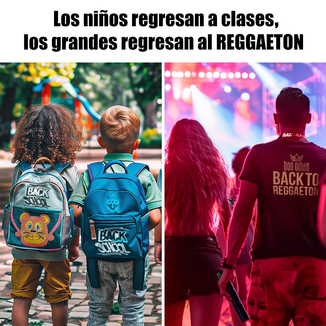 DONOMAR's tweet photo. Ya pronto todos regresamos a nuestro patio de recreo. Están listos para volver a la escuela del reggaeton? 📚🎤🔥🎶

https://t.co/Ss0VFXI0tD https://t.co/Gxy2mdSsEG