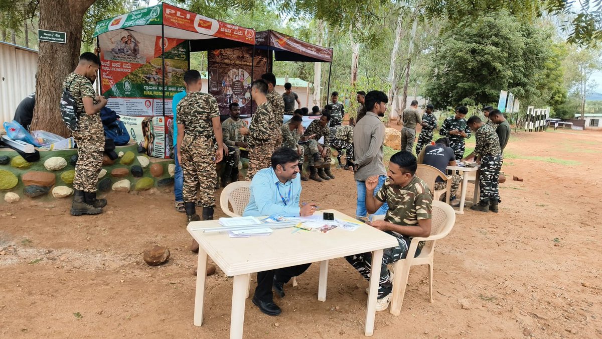HqPostal's tweet image. Bengaluru South Division conducted Dak Jan Sampark Abhiyan (DCDP) at DBTS CRPF Camp,Kaggalipura Rd, Tharalu. #DCDP was inaugurated by Shri Parveen Raghbir Singh, SSPOs Bengaluru South Postal Dvn and Suresh S (Vice Principal).
#DakSewaJanSewa #DakChaupal