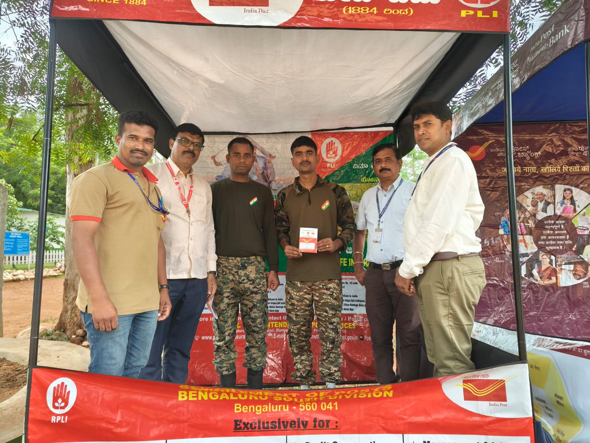 HqPostal's tweet image. Bengaluru South Division conducted Dak Jan Sampark Abhiyan (DCDP) at DBTS CRPF Camp,Kaggalipura Rd, Tharalu. #DCDP was inaugurated by Shri Parveen Raghbir Singh, SSPOs Bengaluru South Postal Dvn and Suresh S (Vice Principal).
#DakSewaJanSewa #DakChaupal
