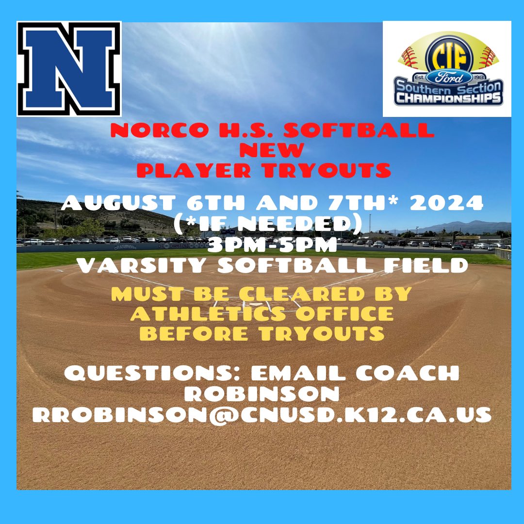 Please sign-up for tryouts at the following link…  forms.gle/1SX8cZFkYzJE6m…