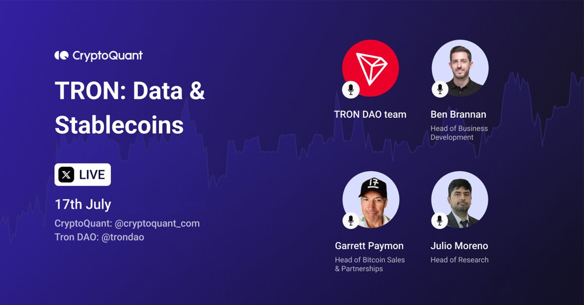 cryptoquant_com's tweet image. We're going live with @trondao tomorrow at 10am ET and diving into all the data! 

Join us and set a reminder 👇

x.com/i/spaces/1yoKM…