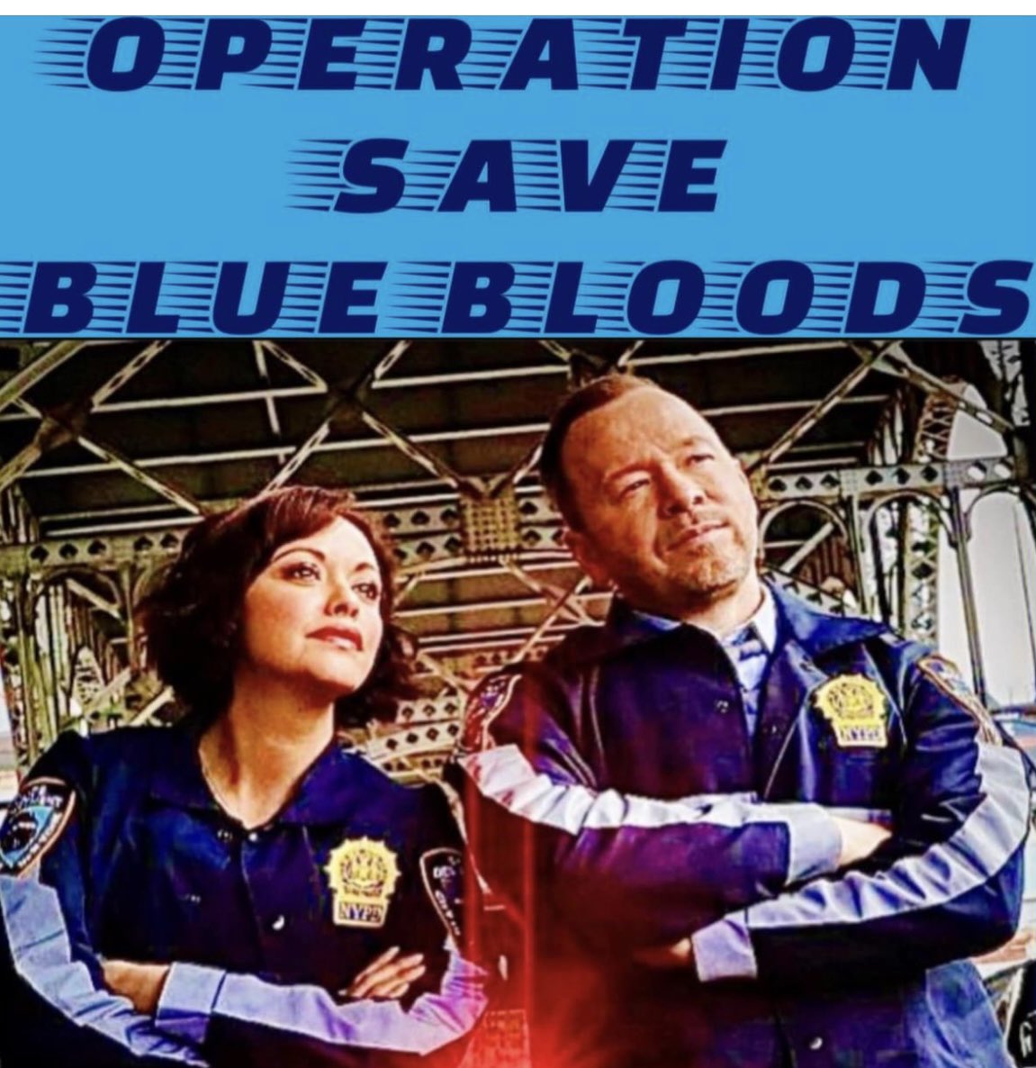 VirginiaInCal's tweet photo. Join us on Twitter Friday at 10pm ET/PT for #OperationSaveBlueBloods Tweet Storm.
Fan of #magnumpi , #ncishawaii & #thankyoutodd are encouraged to join us. #savebluebloods #hirethembackcbs #bluebloods @cbstv @paramountco @skydance @davidellisonskydance #nkotb #donniewahlberg https://t.co/bp6CE6fGBu