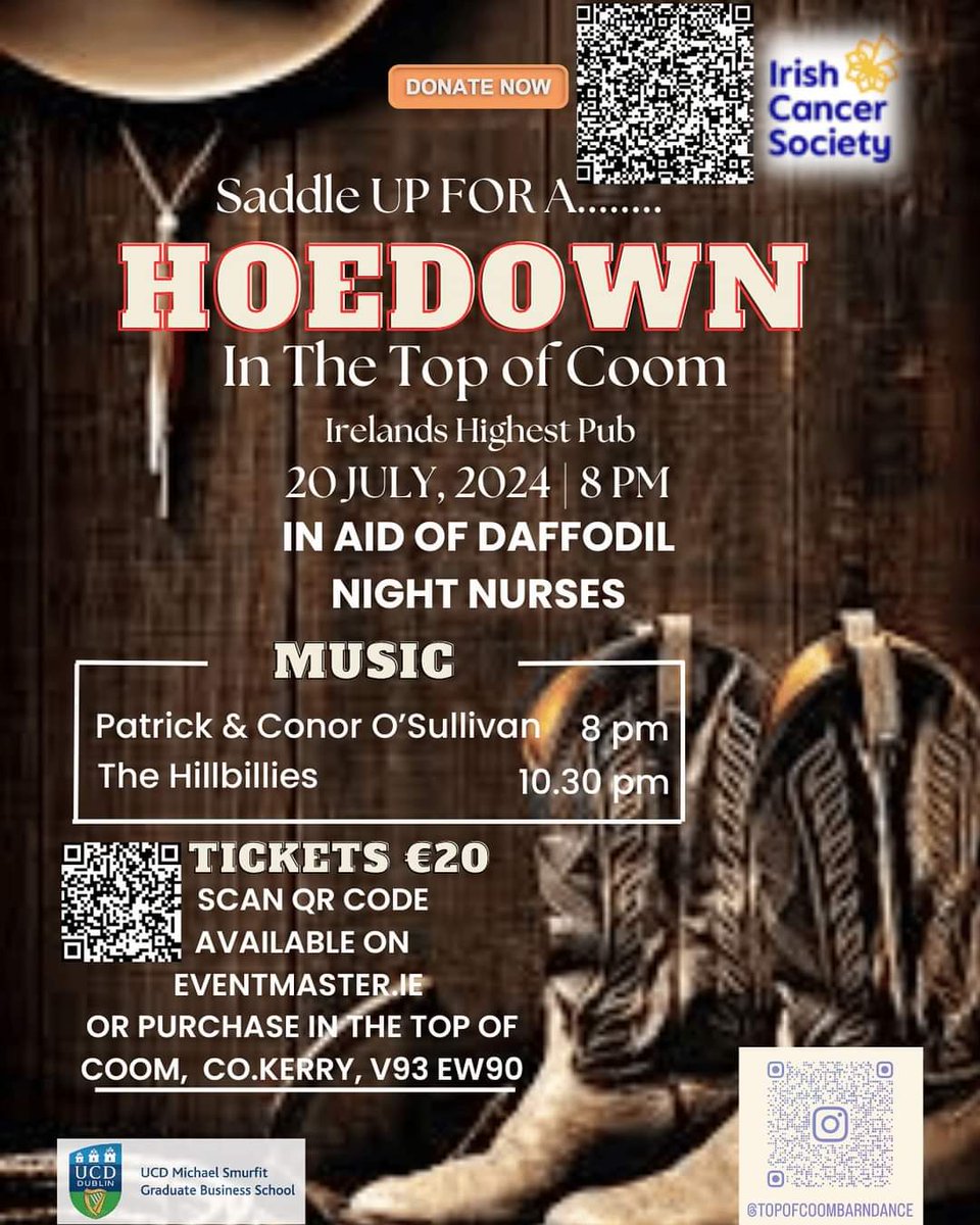 topofcoom (@topofcoom) on Twitter photo This Saturday night, 20th July, Hoedown at the Top of Coom, we have a line dancing class from 7 pm before dance starts at 8 pm. A fundraising event for the daffodilnurses <a href="/talkaboutrk/">TalkAbout RadioKerry</a> <a href="/kerrytodayrk/">Kerry Today</a> <a href="/Corks96FM/">Cork's 96FM</a> This Saturday night, 20th July, Hoedown at the Top of Coom, we have a line dancing class from 7 pm before dance starts at 8 pm. A fundraising event for the daffodilnurses <a href="/talkaboutrk/">TalkAbout RadioKerry</a> <a href="/kerrytodayrk/">Kerry Today</a> <a href="/Corks96FM/">Cork's 96FM</a>