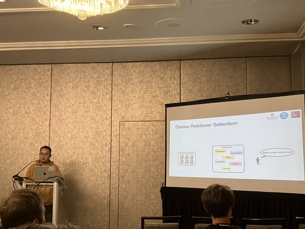 Xinyu Mao (@xinyu_max) on Twitter photo <a href="/ShengyaoZhuang/">Shengyao Zhuang</a> is now presenting @ ‘Leveraging LLMs for Unsupervised Dense Retriever Ranking’ at <a href="/SIGIRConf/">SIGIR 2025</a> Check the paper arxiv.org/abs/2402.04853 to see how to select the dense retriever for your task without training corpora and test labels! <a href="/ShengyaoZhuang/">Shengyao Zhuang</a> is now presenting @ ‘Leveraging LLMs for Unsupervised Dense Retriever Ranking’ at <a href="/SIGIRConf/">SIGIR 2025</a> Check the paper arxiv.org/abs/2402.04853 to see how to select the dense retriever for your task without training corpora and test labels!