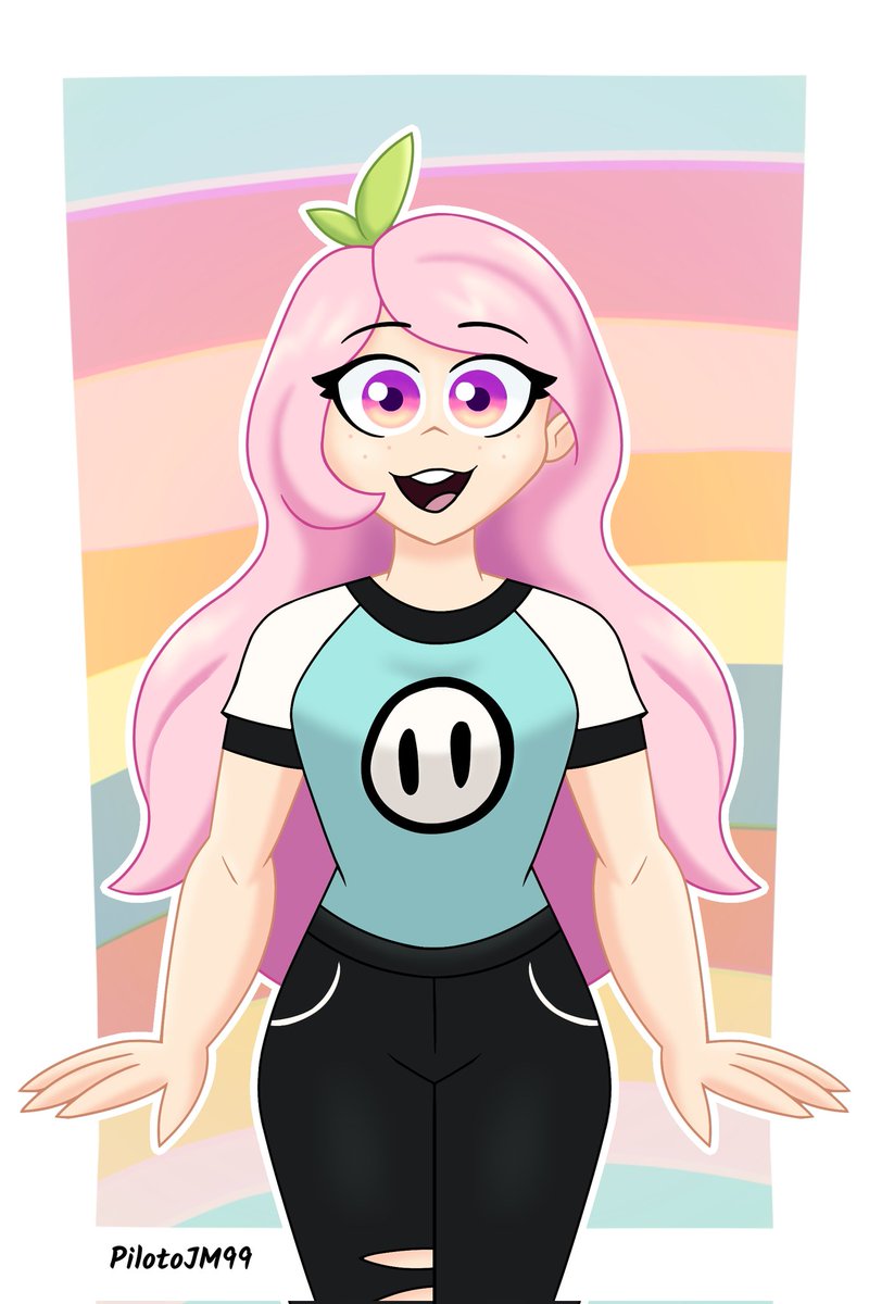 ThePilotJM99's tweet photo. Un pequeño redraw de una OC, su nombre es Rosalinda 🩷🩵 (bastante original, lo sé 😅) 
2024 / 2021 https://t.co/sK1QeHQwHY
