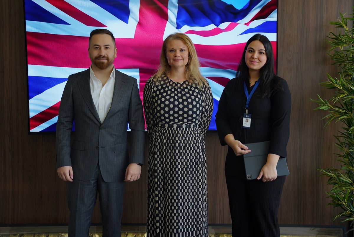 EdwinaAmericanA's tweet photo. We were very happy to welcome Catherine Shaw, the Deputy Consul General of the UK. Her visit was enlightening, &amp; no words can describe her warmth. She is a true representation of British kindness, and our discussions opened exciting prospects for future collaborations.@ukinerbil https://t.co/dw5CXdMOGo