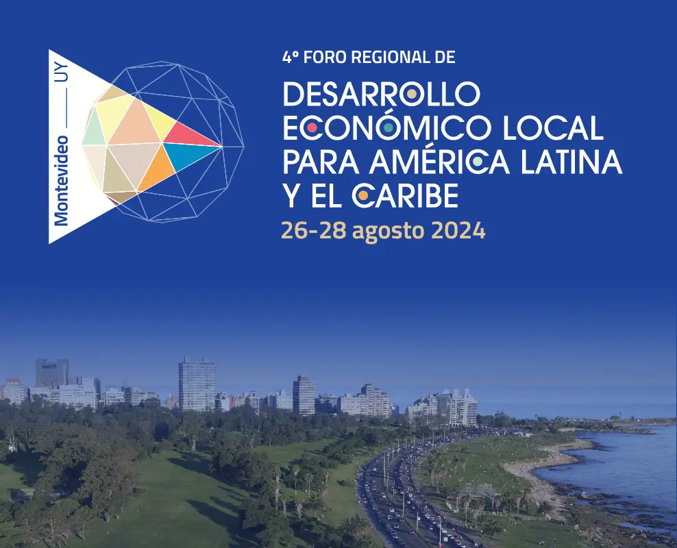 26 - 28/10/2024, #Montevideo  sede d la 4ta edición del Foro Regional de Desarrollo Económico Local para América Latina y el Caribe. #Hoy tuvimos la satisfacción de participar en su lanzamiento, como  antesala del Foro Mundial de Desarrollo Económico Local, en Sevilla (España).