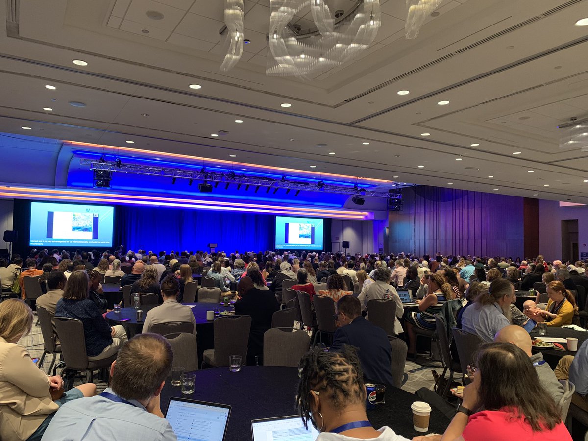 She may not be here in person, but Dr. Mary Helen Immordino-Yang has the room captivated with her plenary session “Solving the Frankenstein Problem: Why all learning is social, emotional, cultural and cognitive to the brain” #Noyce24