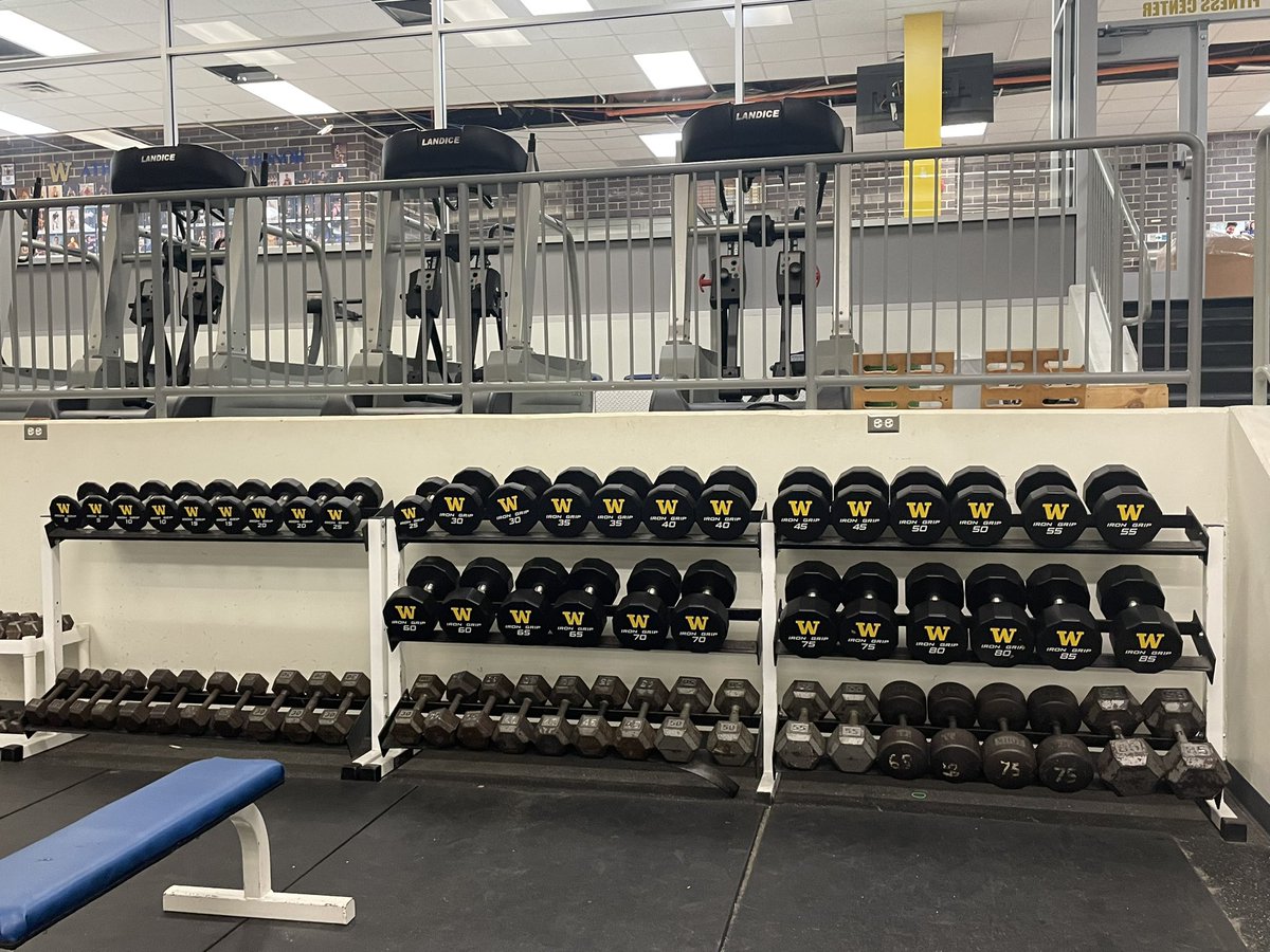 New addition to the weight room! Thanks Wahoo Booster Club!