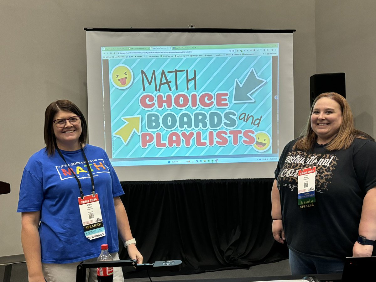 TraciVickery's tweet image. Melinda, Tana, and Angie are ready to present to teachers at CAMT.  So excited they are representing GISD. @CAMT_TX @GISDTLD @gisdnews