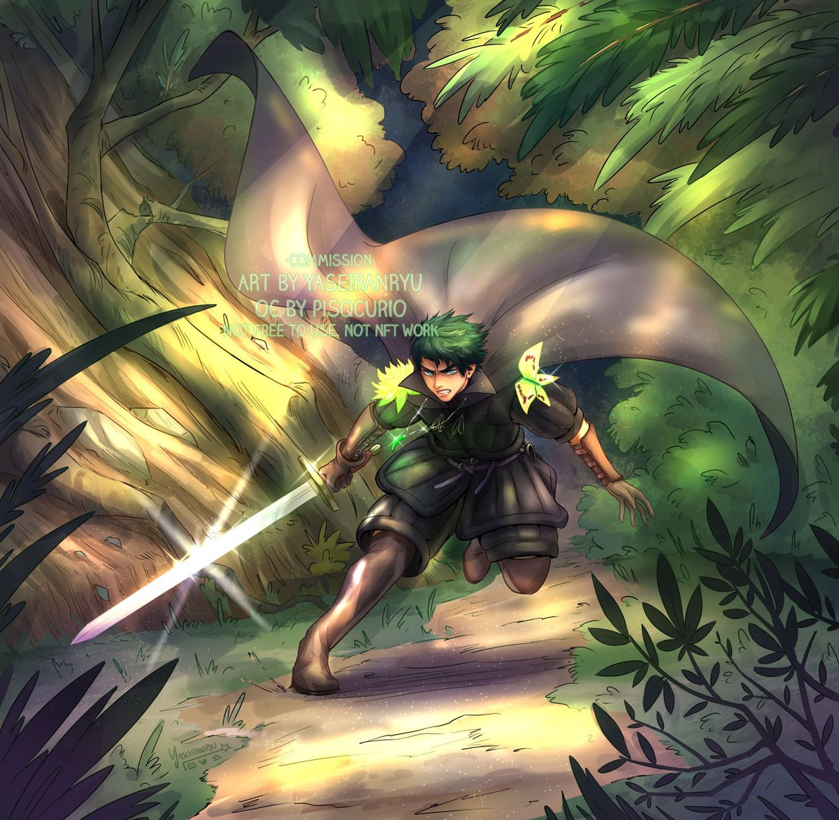 Challenge accepted!! A super cool warrior for Pisqcurio <3 Thank you so much for cm me!!