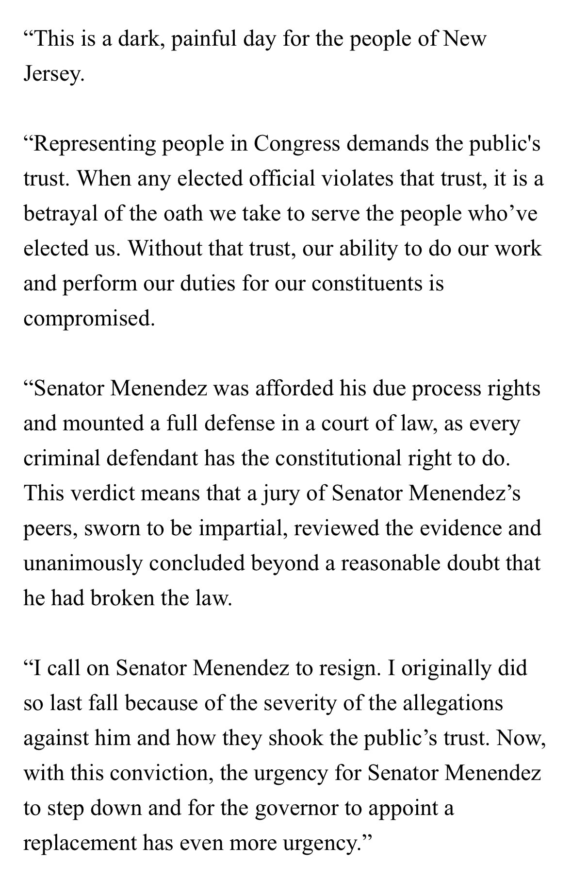 Cristina Corujo on X: &ldquo;🚨New Jersey Democratic Senator Sen. Booker 