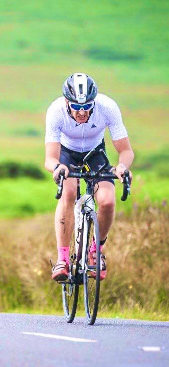 5amJones's tweet photo. Swim. Bike. Run. In that order… @IRONMANtri @SwanseaOnline10 @Rule28Clothing #ironman703swansea #KeepGoing #Rule28 #AlphaFly #chainreaction #triharder #finishline https://t.co/TG2DgnHe57