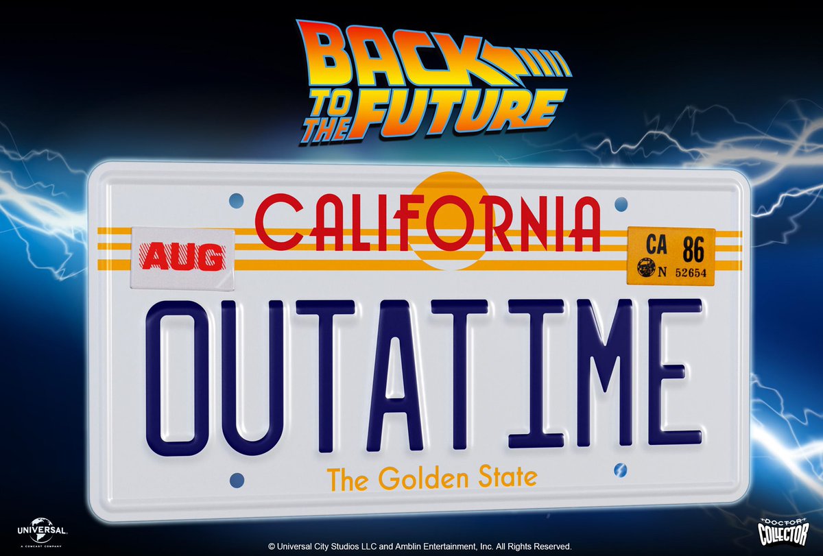 DoctorCollector's tweet image. The most famous license plate in the history of cinema can be yours 👉 #OUTATIME #BackToTheFuture in our website doctorcollector.com
🔥
La matrícula de coche más famosa de la historia del cine puede ser tuya 👉 #RegresoAlFuturo en nuestra web