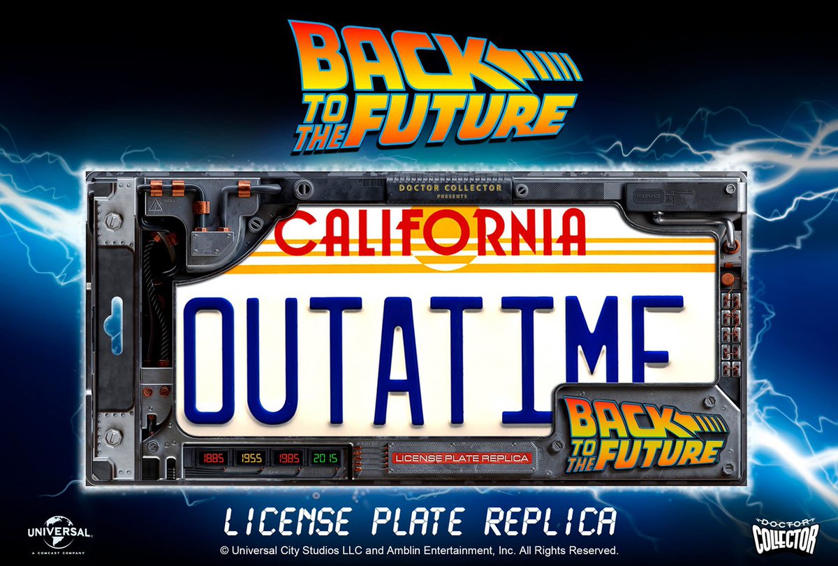 DoctorCollector's tweet image. The most famous license plate in the history of cinema can be yours 👉 #OUTATIME #BackToTheFuture in our website doctorcollector.com
🔥
La matrícula de coche más famosa de la historia del cine puede ser tuya 👉 #RegresoAlFuturo en nuestra web