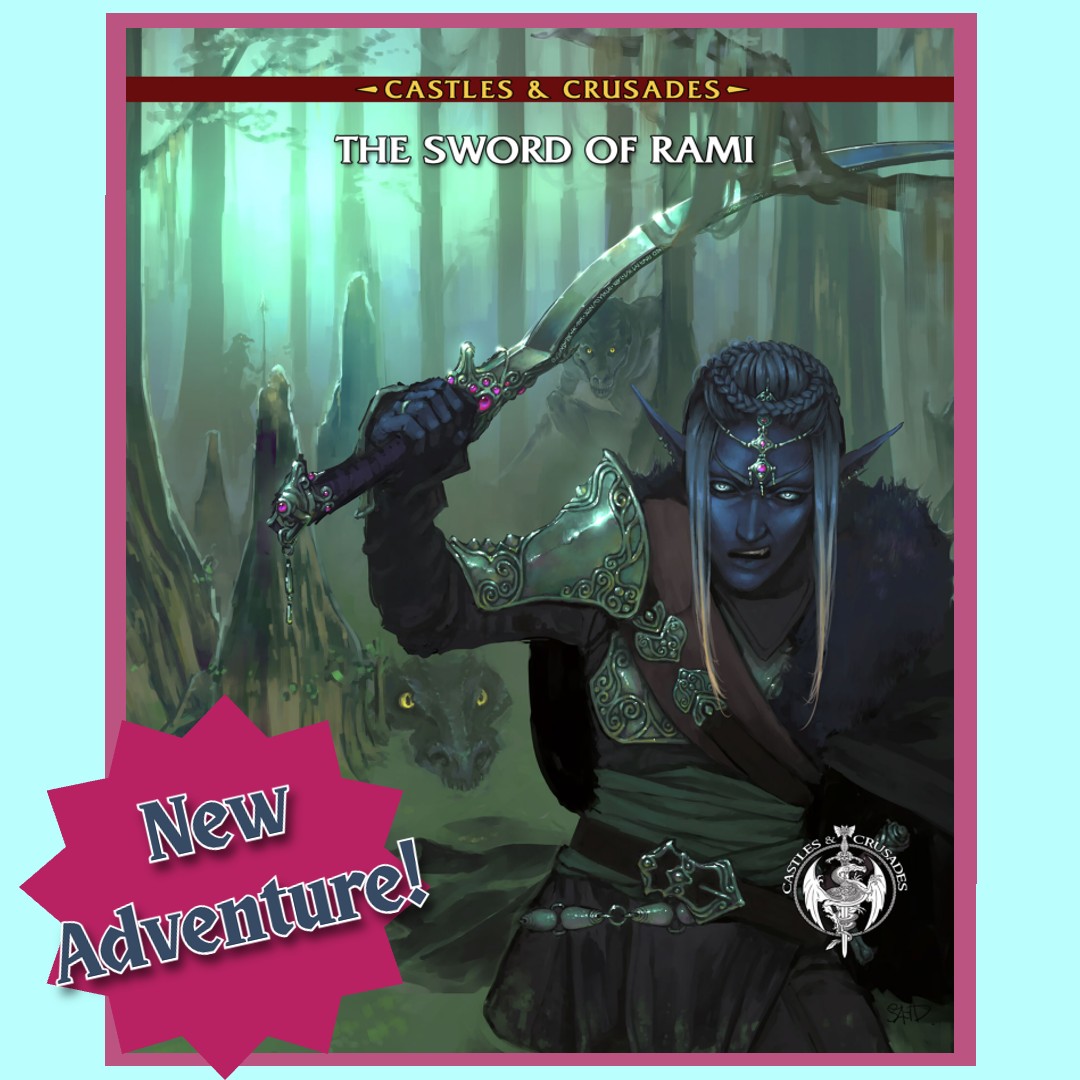 trolllordgames's tweet photo. COMING LATER THIS WEEK: Keep your eyes peeled on the TLG Store for a brand new adventure, Sword of Rami! #playcnc #tlg #adventuremodule #ttrpgadventure https://t.co/lpSLqmY13b