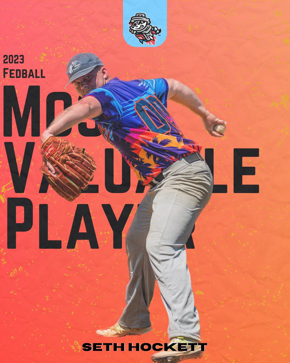 Although it’s a little late we would like to announce last years MVP Seth Hockett! Seth hit .463 with a 1.77 ERA for the Trash Pandas. Based on the numbers it’s no surprise Seth ran away with this award.