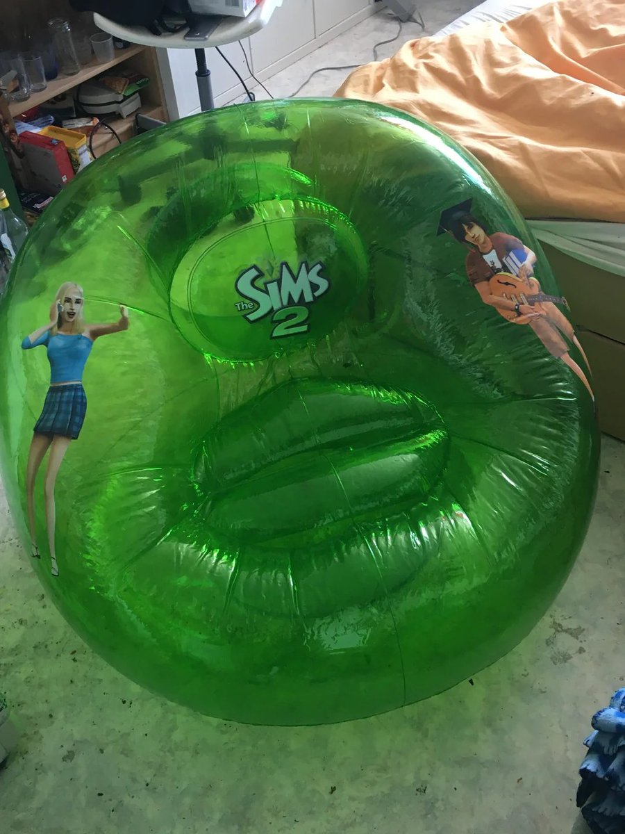 The Sims 2 inflatable chair