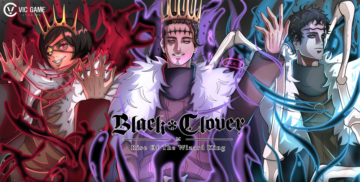 tinyzenon's tweet photo. my fanart for new loading screen in black clover mobile! #blackclover #blackcloverm https://t.co/pVzd0EaKnr