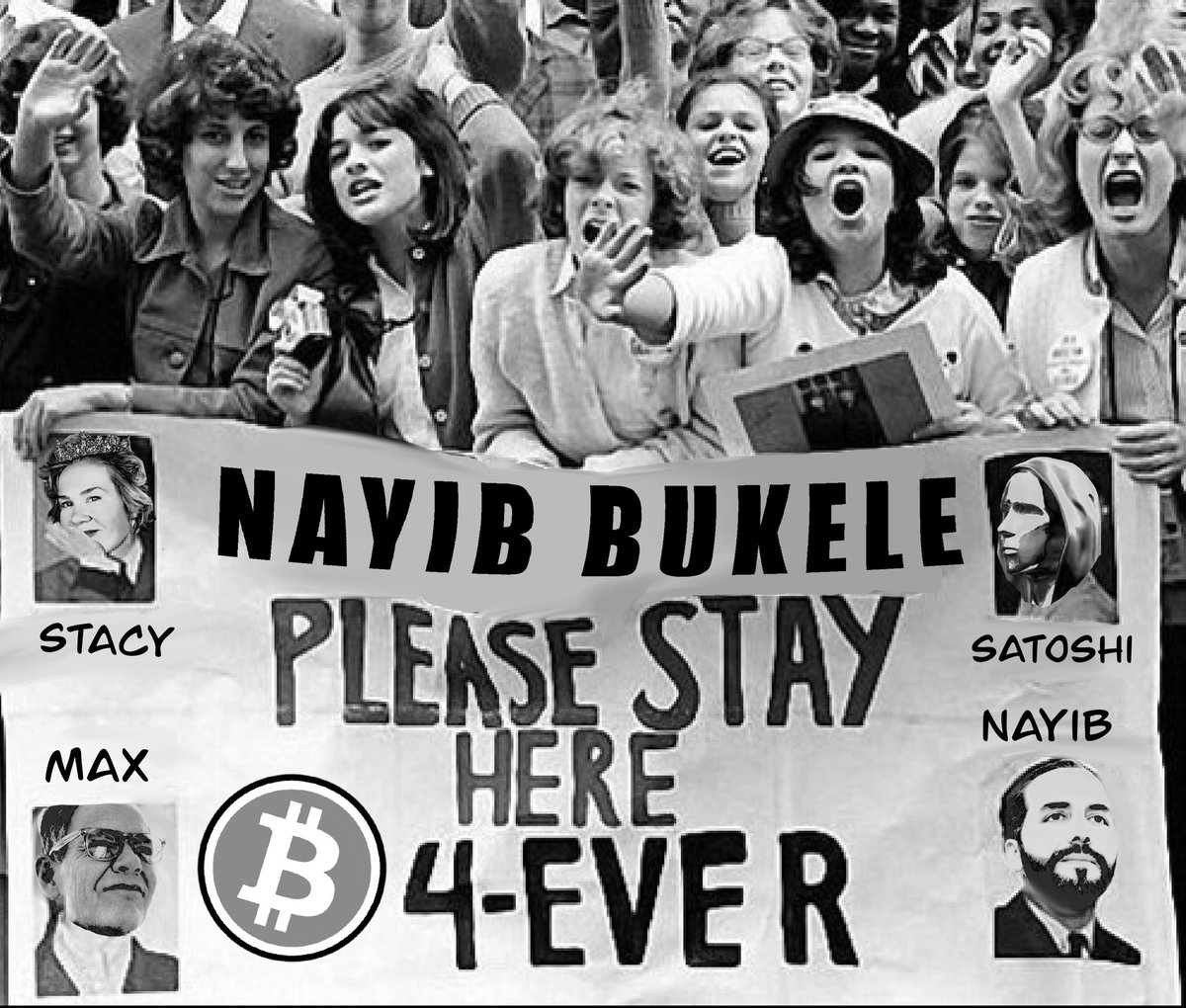 elbrandonmartin's tweet photo. -Counter protests have been active in El Salvador against the fiat and major corrupt banking institutions.
-#BITCOIN is at the forefront and leading the way.
-The people stand with Satoshi, Nayib, Max and Stacy.
-The world wants #TheBukeleExperience.🔥#BUKELENOMICS #GIABO
#BTC $64,487💥💥💥