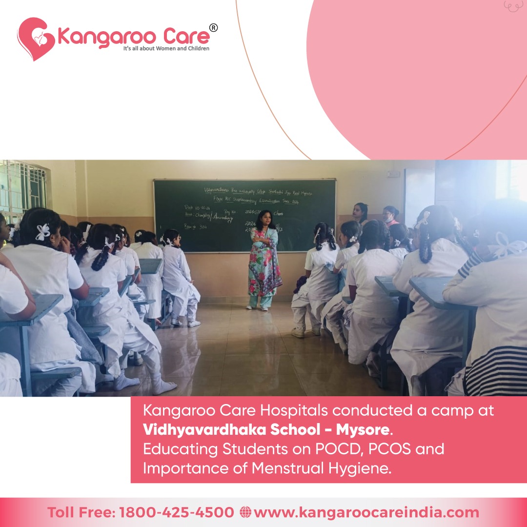 KangarooCare3's tweet image. Empowering young minds

Kangaroo Care Hospitals held a camp at Vidhyavardhaka School in Mysore, educating students on POCD, PCOS, and the importance of menstrual hygiene.

#healtheducation #pocd #pcos #menstrualhygiene #kangaroocarehospitals #banglore #mysore #ramanagara