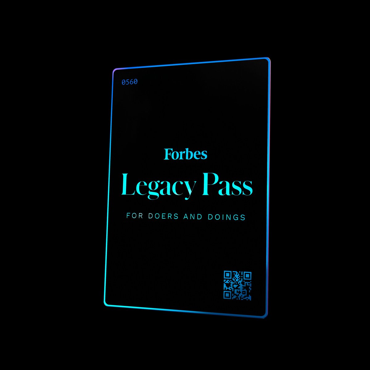 Web3Ling's tweet image. Minted my Forbes Legacy Pass No.560 from 115,000+ applicants! 🚀🌐 Excited to be part of this innovative community. Thanks @ForbesWeb3 for this amazing opportunity! #ForbesWeb3 #NFT #Blockchain #Web3