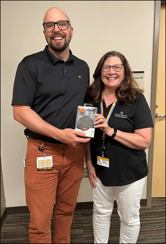 PM&amp;R Wellness Committee Walking Challenge Winner

Putting the Physical in PM&amp;R:
Nancy Foster was announced the overall winner of the Step Challenge averaging 17,220.6 steps a day during the month