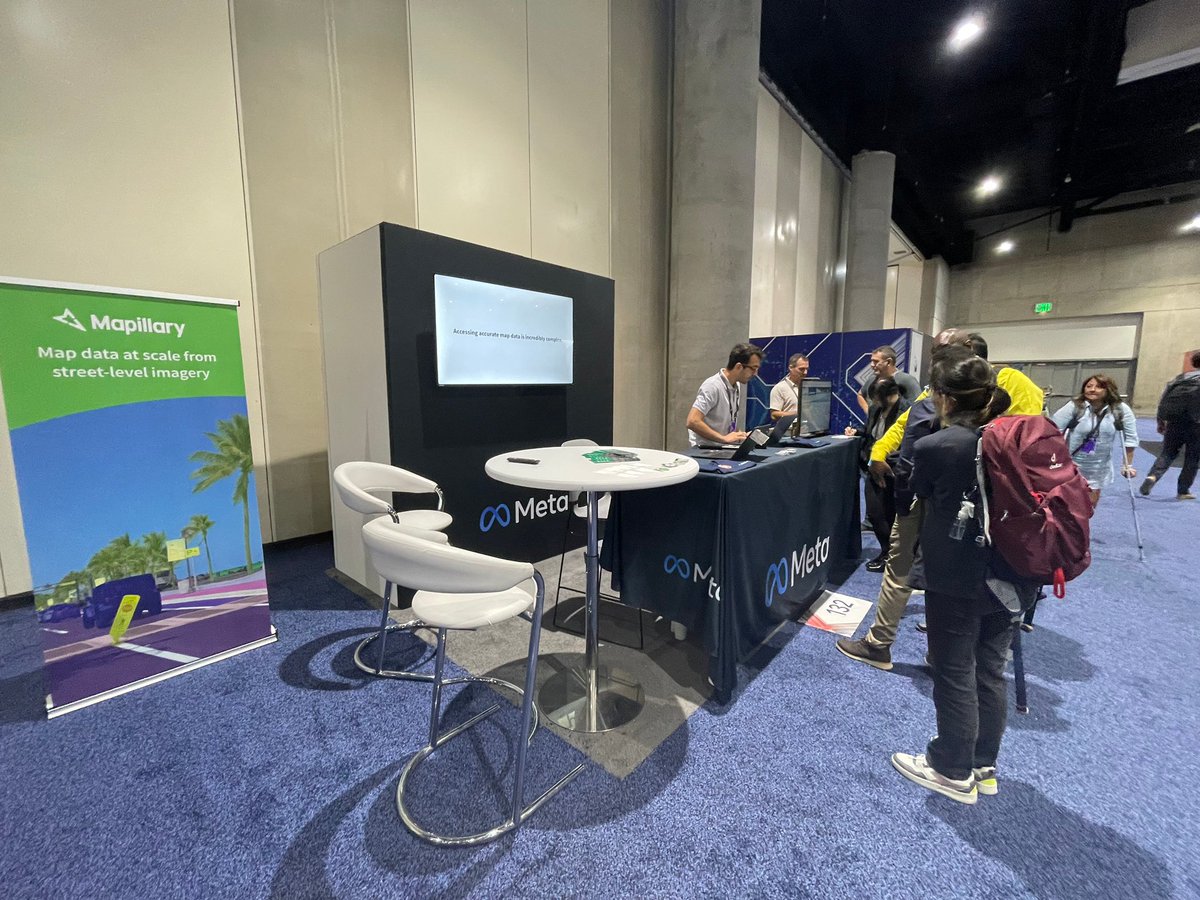 Mapillary (@mapillary) on Twitter photo Mapillary is at Esri UC 🗺️.
If you'd like to learn about street-level imagery and how it can be used to derive map data at scale, come and visit <a href="/asturksever/">Said Turksever</a> and <a href="/geocruizer/">Chad Blevins</a>. We're at Booth 132 in Hall D. Mapillary is at Esri UC 🗺️.
If you'd like to learn about street-level imagery and how it can be used to derive map data at scale, come and visit <a href="/asturksever/">Said Turksever</a> and <a href="/geocruizer/">Chad Blevins</a>. We're at Booth 132 in Hall D.