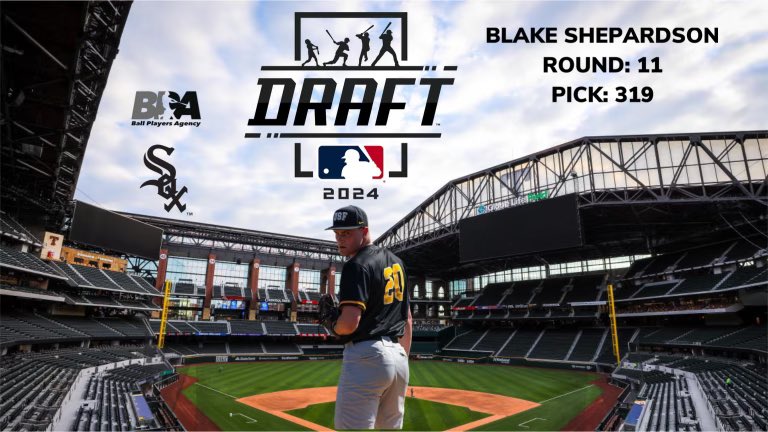 Congrats to Blake Shepardson! Round 11, Pick 319, Chicago White Sox.