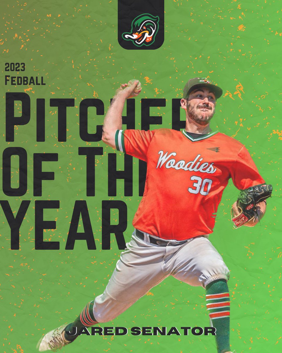 With a .57 ERA in 86.2 innings it’s easy to see how Jared Senator was last years Pitcher of the Year. Jared led the Washington Wood Ducks to their third championship in three years.