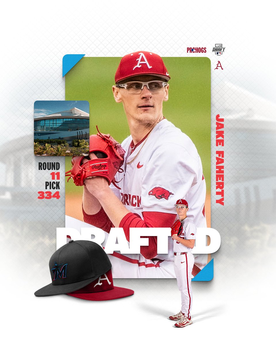 🗣️ Jake Faherty to the <a href="/Marlins/">Miami Marlins</a>!