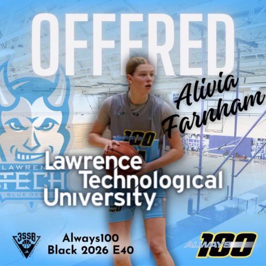 FarnhamAlivia's tweet photo. After a great conversation with Coach Paige, I’m blessed to receive an offer from Lawrence Tech University. Thank you so much for following my journey these past couple of years. Looking forward to getting on campus! @Coach__PWright @vjhAlways100 @Edgertongbball https://t.co/mdh5BVL32N