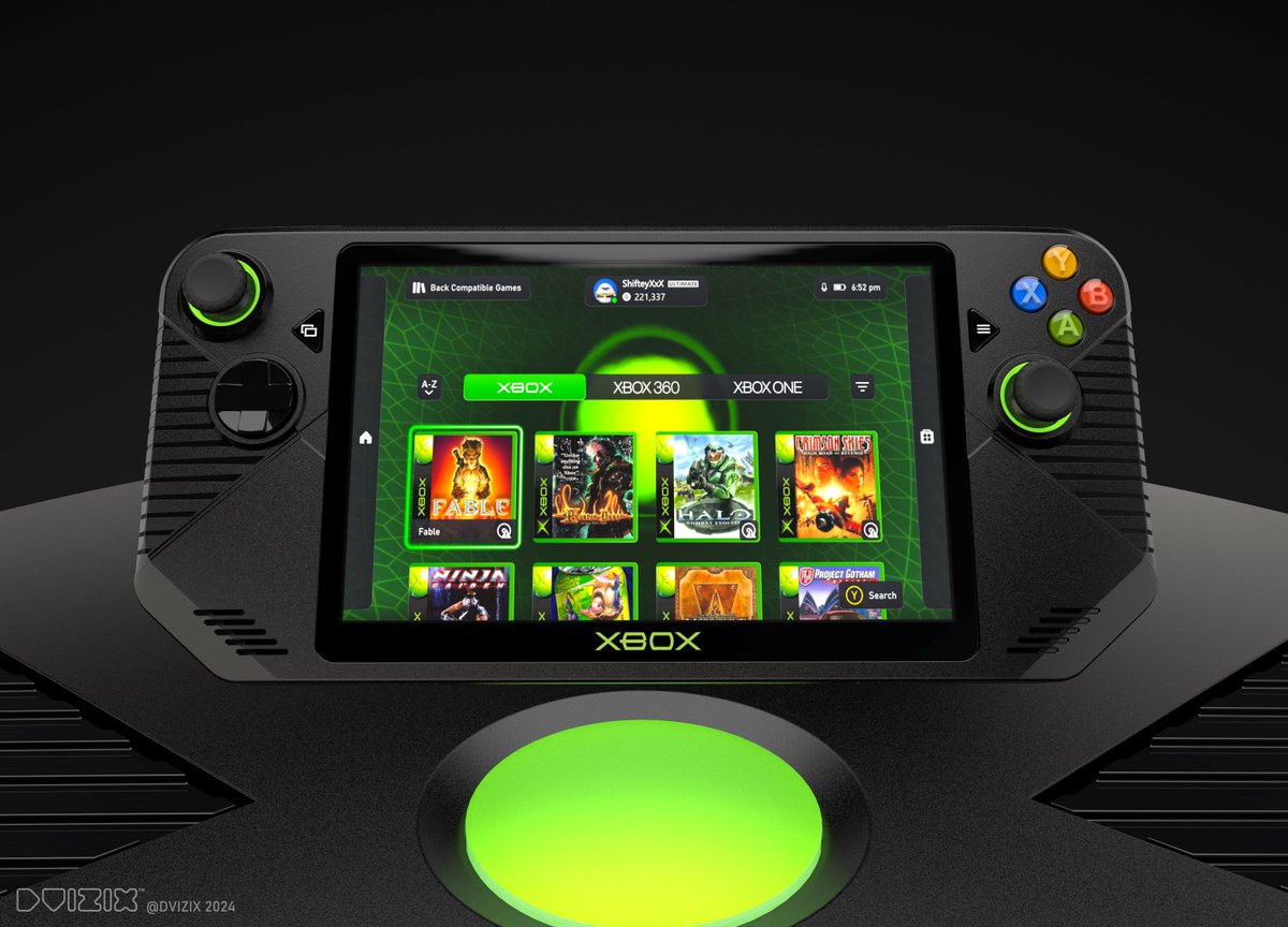 dvizix's tweet photo. With #Microsoft promising to honor game preservation, show me an #XBox #handheld that brings all the excitement and memories of my youth 🙏

#OGXBox #SController #XBox360 #DukeController #XBoxSeriesX #XBoxSeriesS #GamePass #BackCompat #RetroGames https://t.co/DfMew7xMOA