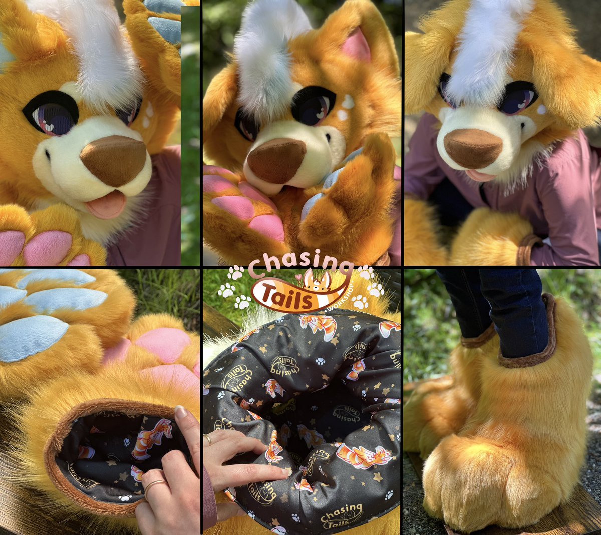 ChasingTailsWS's tweet image. Got super down and haven’t been updating as much, just working and trying to feel better 🥺 Last comms we finished up a few months ago! 💕 Thanks so much for letting us make your pubbies! 😭