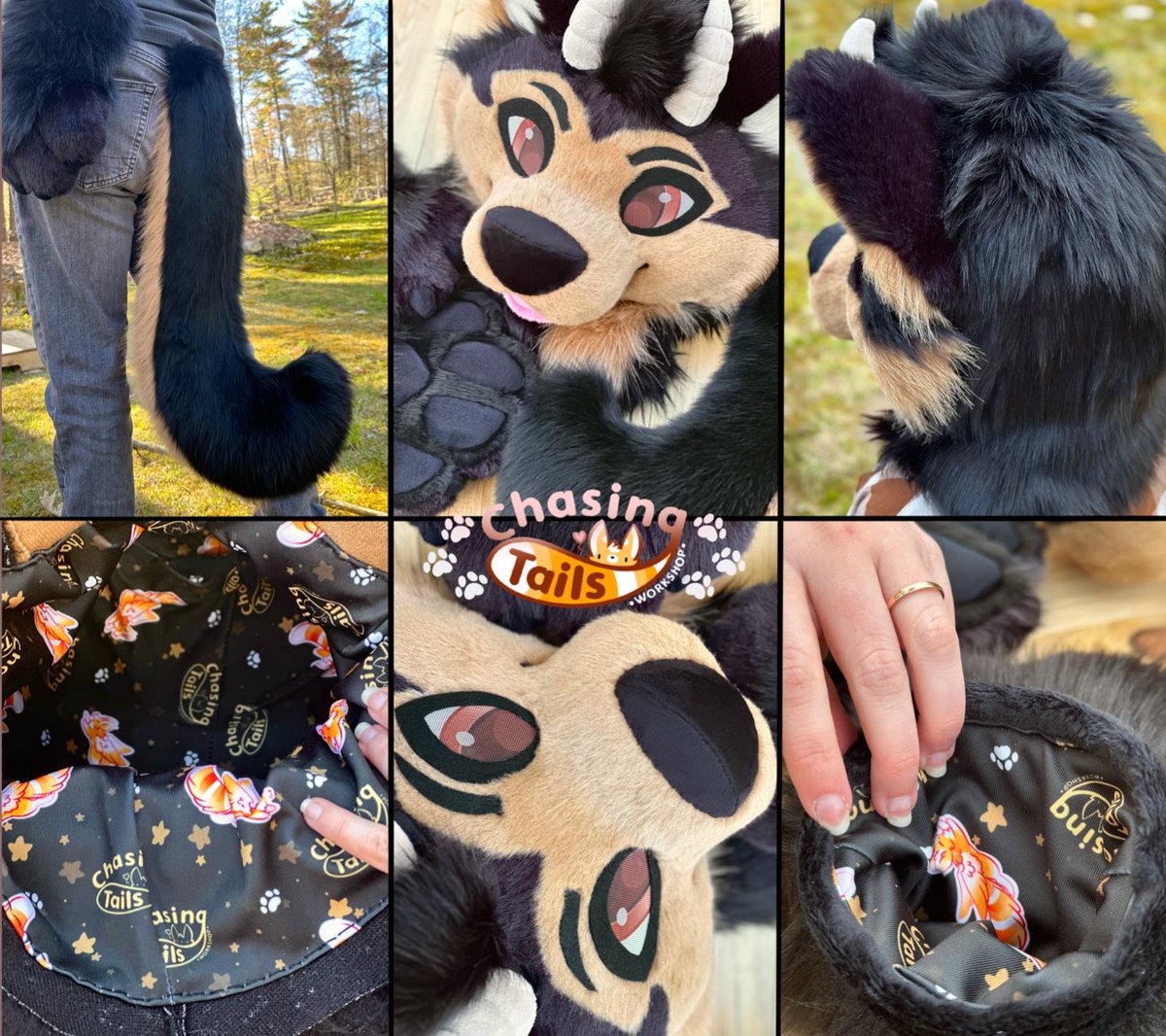 ChasingTailsWS's tweet image. Got super down and haven’t been updating as much, just working and trying to feel better 🥺 Last comms we finished up a few months ago! 💕 Thanks so much for letting us make your pubbies! 😭