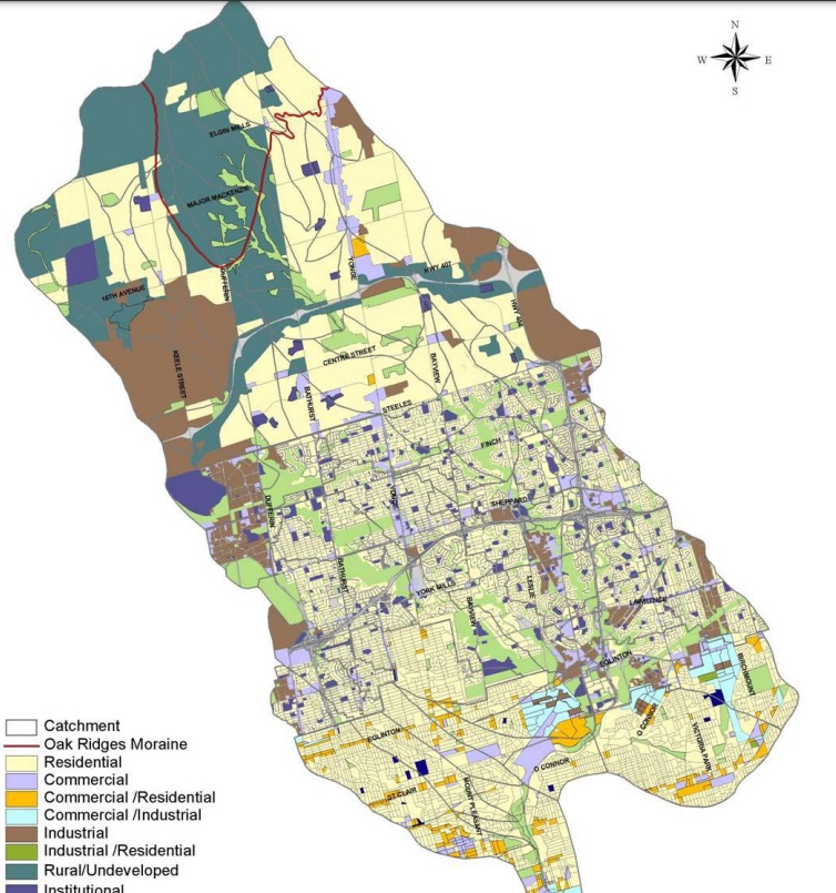 These #Toronto floods were caused by massive government blunders: rather than building at urban density, we let post-WWII highway sprawl asphalt the headwaters of the Don River.

Now Ontario wants to replicate that mistake in the Humber watershed, with #413.

#HandsOfftheHumber