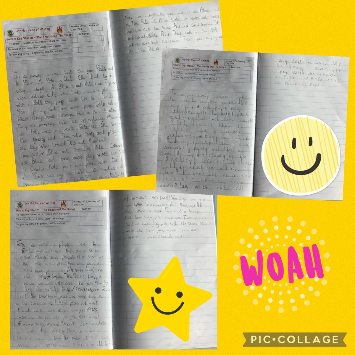 birchclassHFS's tweet photo. What a way to end Year One! Birch Class have blown everyone’s socks off today with their brilliant writing. #talkforwriting #year2ready https://t.co/DvHImaeEWX