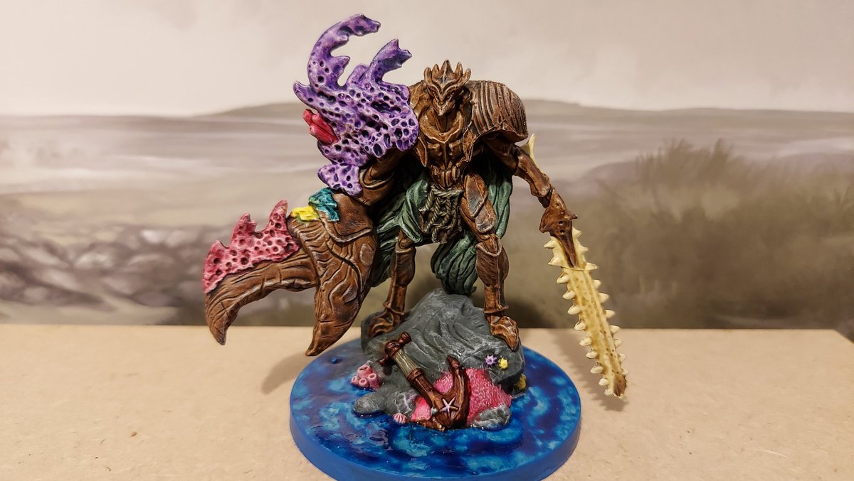 necrothrall's tweet photo. The Crab Archon
#WarhammerCommunity #miniaturepainting #epicencounters #steamforgegames #dungeonsanddragons #DnD #karkinos #crabpeople https://t.co/h6aOoQxi15