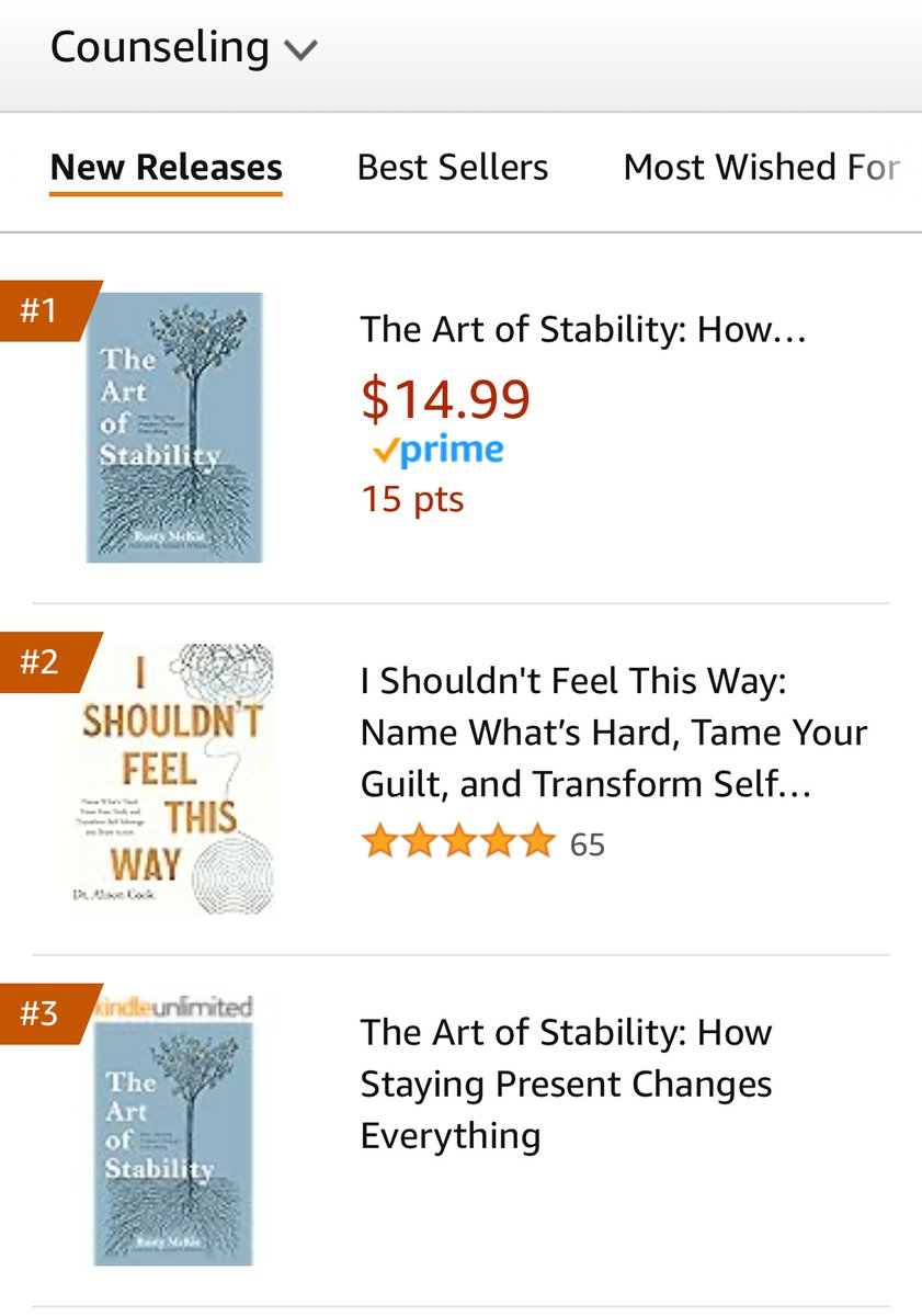 Friends, I can’t even comprehend this right now! So surprised. So grateful. 

Number one new release in my category on Amazon today! Thank you all for sharing and buying. I hope you enjoy it.