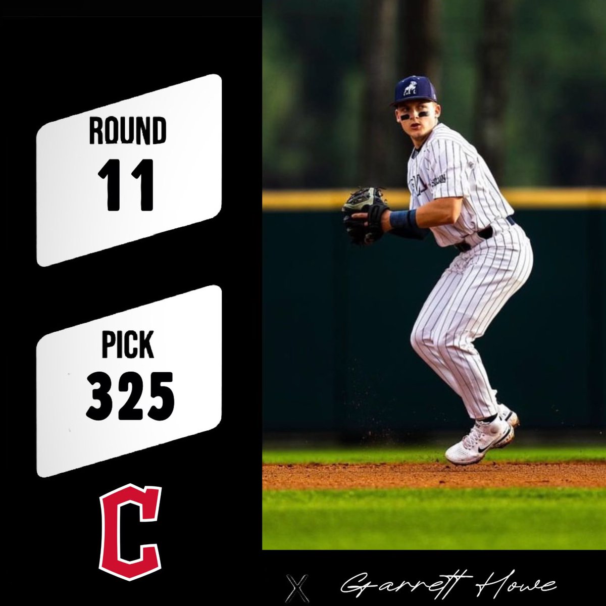 Congratulations to Garrett Howe on being drafted by the Cleveland Guardians! Big things ahead! #KSM