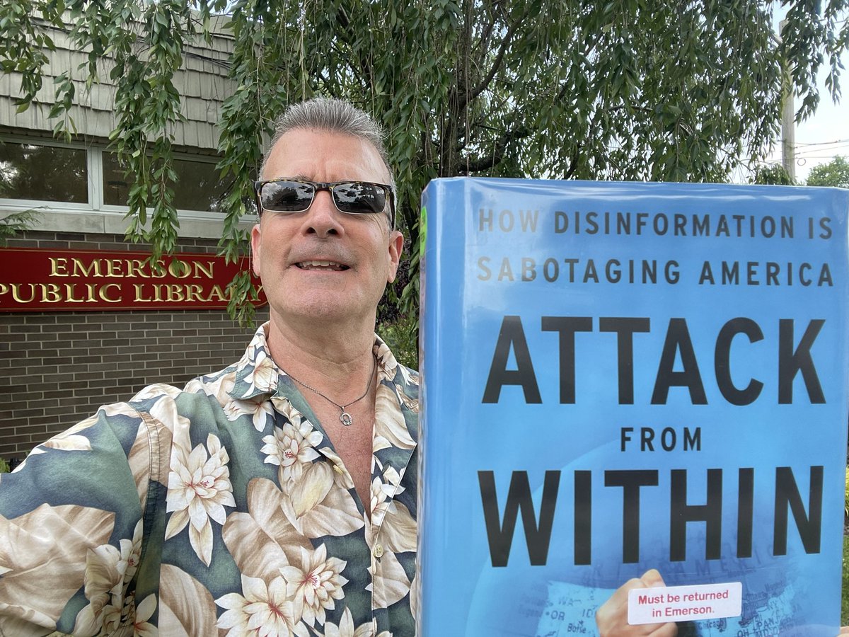 nuffsaid_h2o's tweet photo. Looking forward to diving in, @BarbMcQuade!! #AttackFromWithin
And 3 cheers to public libraries!! #Books #MustRead https://t.co/CUByfR7wRv