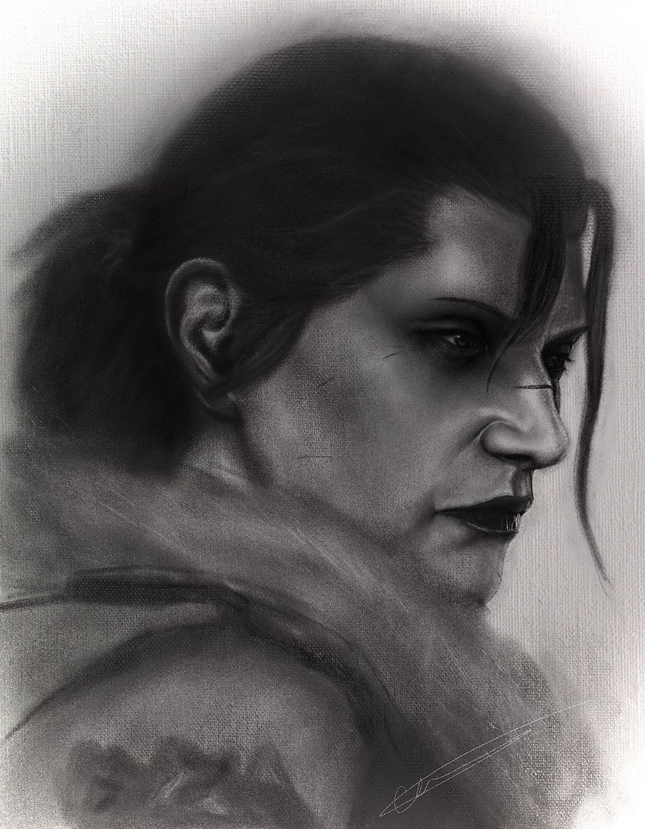 ce_dragunova's tweet image. DRAGUNOV 🤍🩶🖤

I haven’t done pencil portraits in years, and when I did I exclusively used physical ones. Since moving to a digital medium I haven’t worked in pencil, and this is literally my first time creating a portrait in digital pencil

#SergeiDragunov #Tekkenfanart