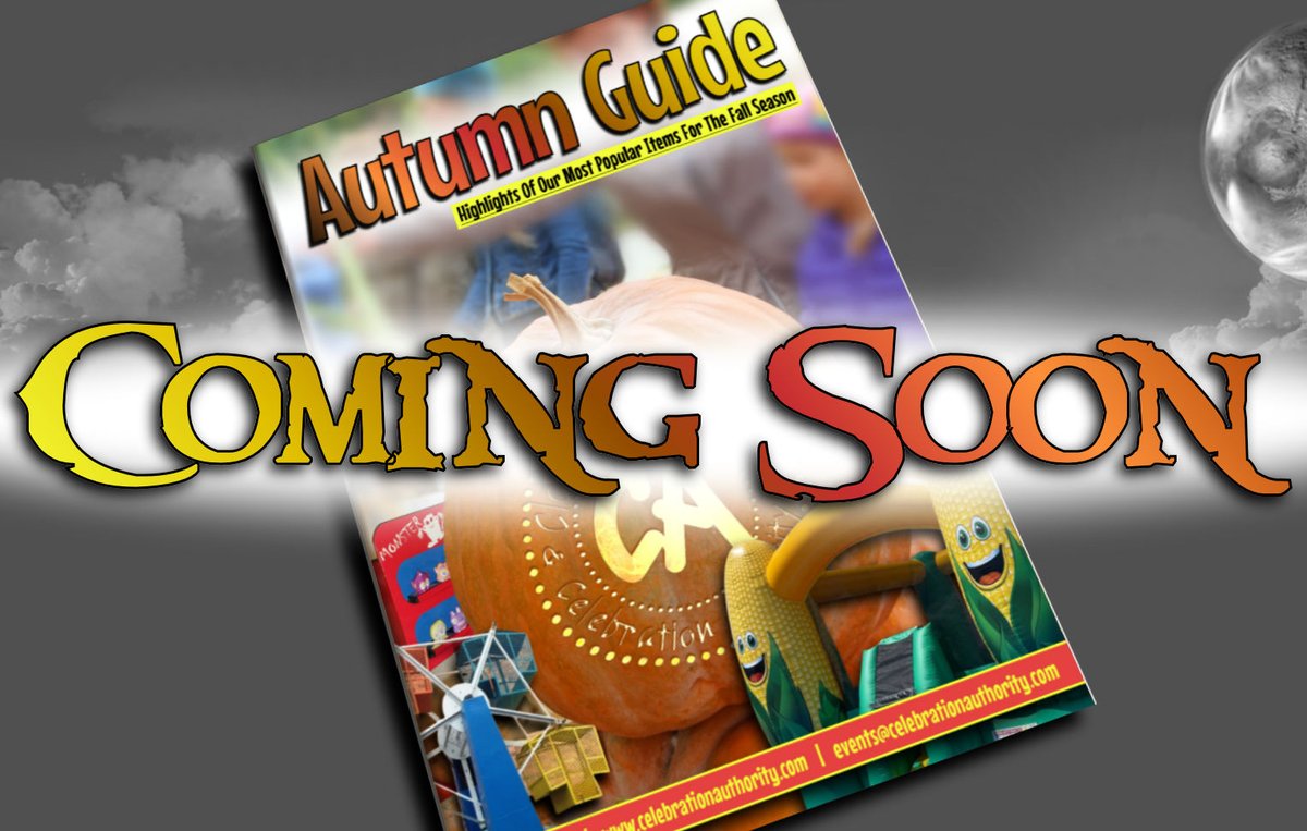 Our BRAND NEW Autumn Guide will be dropping in just a couple of days!

Equipment books up fast so start planning now.  Our new guide drops Thursday, but feel free to call us today 847-566-3006 or nationwide 800-588-0445!

#FallFest #Oktoberfest #HalloweenPartyideas #backtoschool