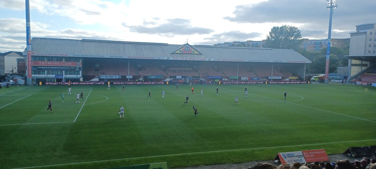 Some of us Champs at the women's Scotland v Serbia - kids having a great time!