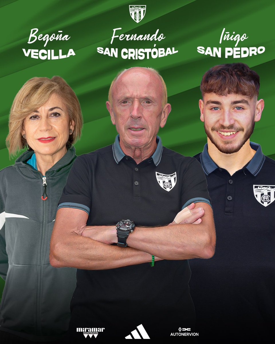 SestaoRC's tweet photo. 🏥 Fernando San Cristóbal (ATS), Begoña Vecilla (doctora) e Iñigo San Pedro (fisioterapeuta) formarán el equipo médico en la temporada 2024/25.

#GoazenRiver https://t.co/yZErYUKlcG