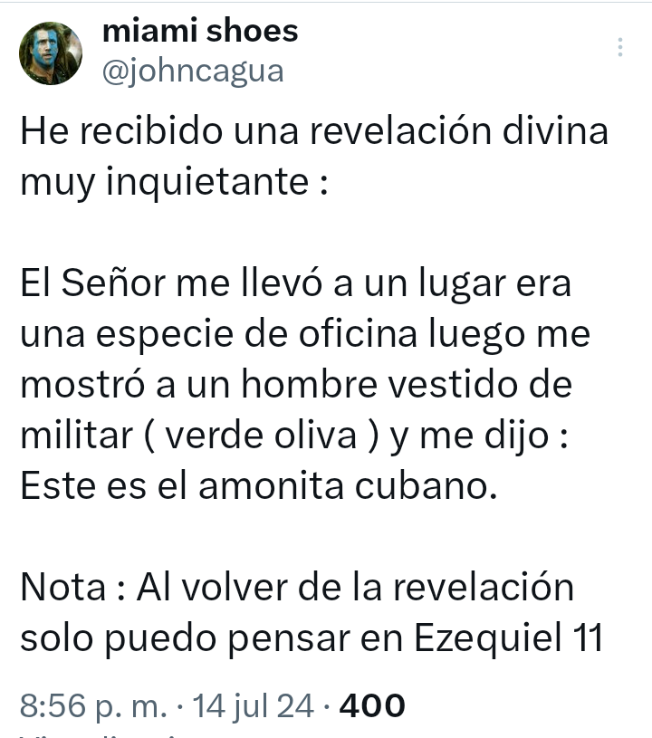 johncagua's tweet photo. Vi el video y dicen que a estos c......, no los mencionan , saben porque ? 
Porque , amonita significa: el que está oculto , en alusión al carácter invisible del aire .

Esto será feo y sigo orando para que el Señor me muestre el plan , pero solo puedo ver Ezequiel 11 y 24 https://t.co/Mi49ZTsjap