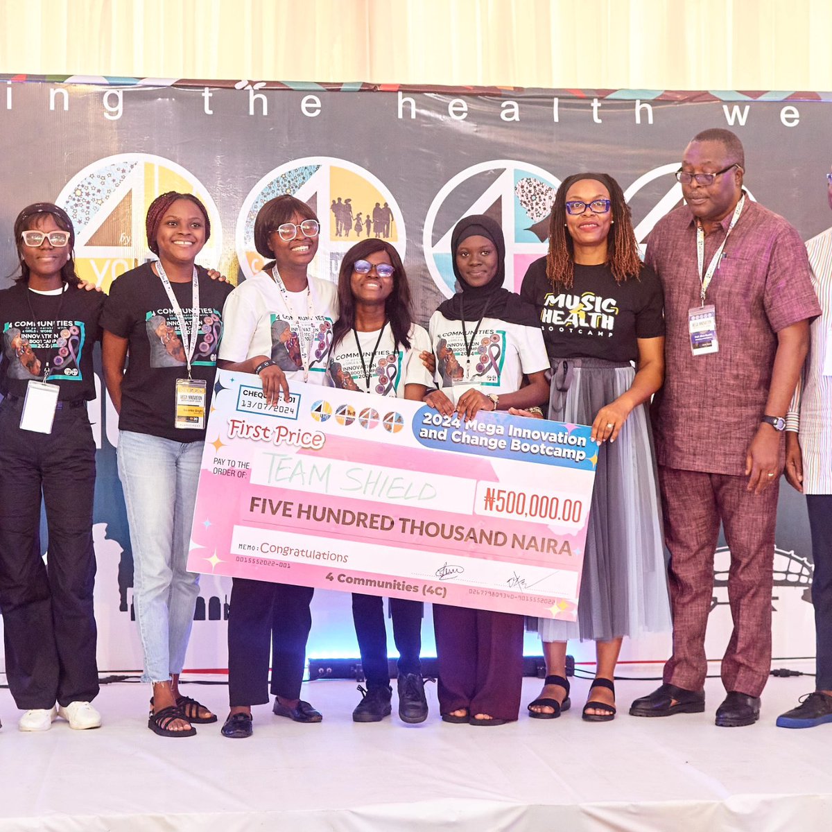 4GWorg's tweet image. Congratulations to the teams that participated in the #MegaBootcamp for the 4G HPV contest 🥰😍

🏅1st place - Team Shield
🥈 2nd place - Team Communishield 
🥉 3rd place - Team the Unboxed
Runner ups - Team Immunitrix and Team HerC-Health 

Together, we can #endcervicalcancer 💫