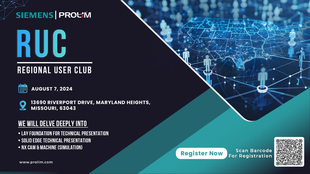 prolimglobal's tweet photo. Join us at the Regional User Club to explore industry insights and Siemens Digital Threads! Discover Cloud software, Solid Edge, NX CAM & Machine.
Register now: https://t.co/fCTuJri8vV
#ThinkPROLIM #DigitalTransformation #Innovation #UserClub #Networking #TechEvent https://t.co/V5Fd8gHE4o